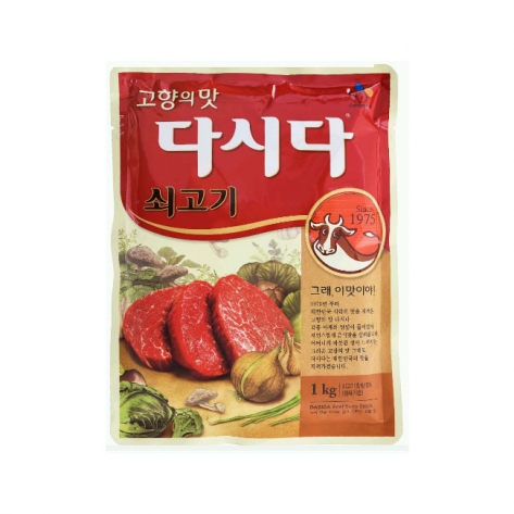 CJ 쇠고기 다시다 1kg 1박스(10개입)