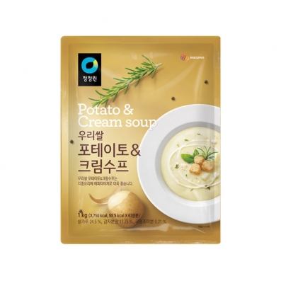 [사장님데이] 청정원 우리쌀 포테이토&크림 수프 1kg