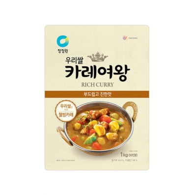 청정원 카레여왕 우리쌀 카레 1kg