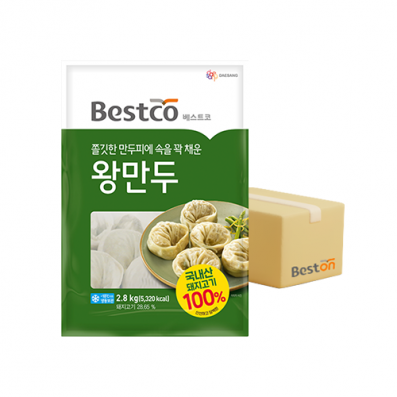 베스트코 왕만두 2.8kg 1박스(3개입)