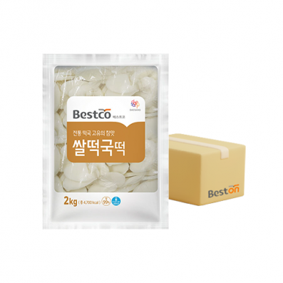  베스트코 쌀떡국떡 2kg 1박스(6개입)