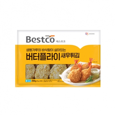 베스트코 버터플라이 새우튀김 250g(25g*10)
