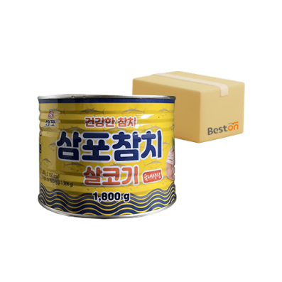 삼포 참치 살코기 1.8kg 1박스(6개입)